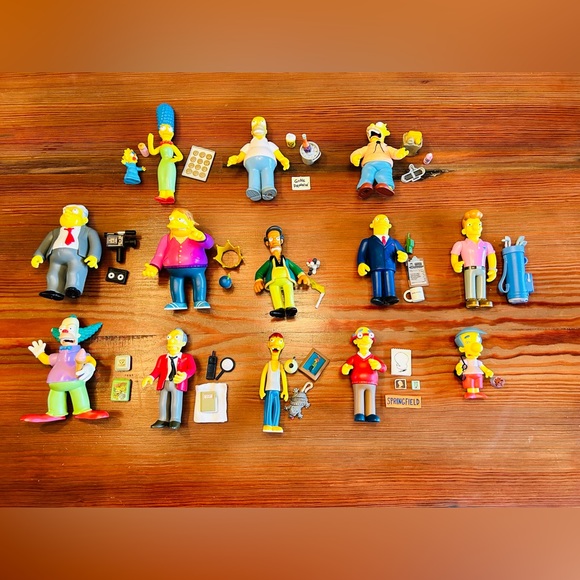 simpsons Toys Vintage Simpsons Collectible Figurines By Fox